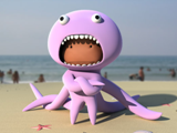 Beach boy illustration from useful slug 