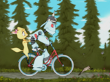 Frame from TV series Kaisa & Harax by Bortbyting.com
